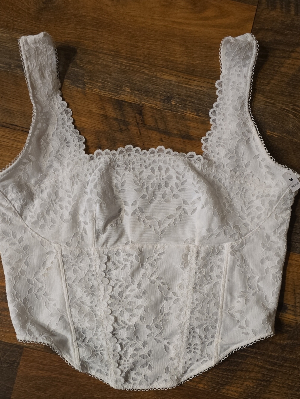 PINK Victoria's Secret Cinched Corset Top SIZE M